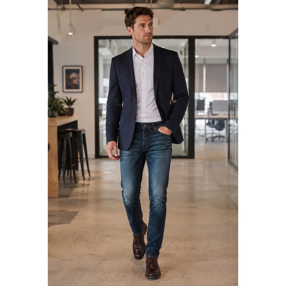 Jack &‎ Jones TIM Slim Straight Jeans Mens 28x32